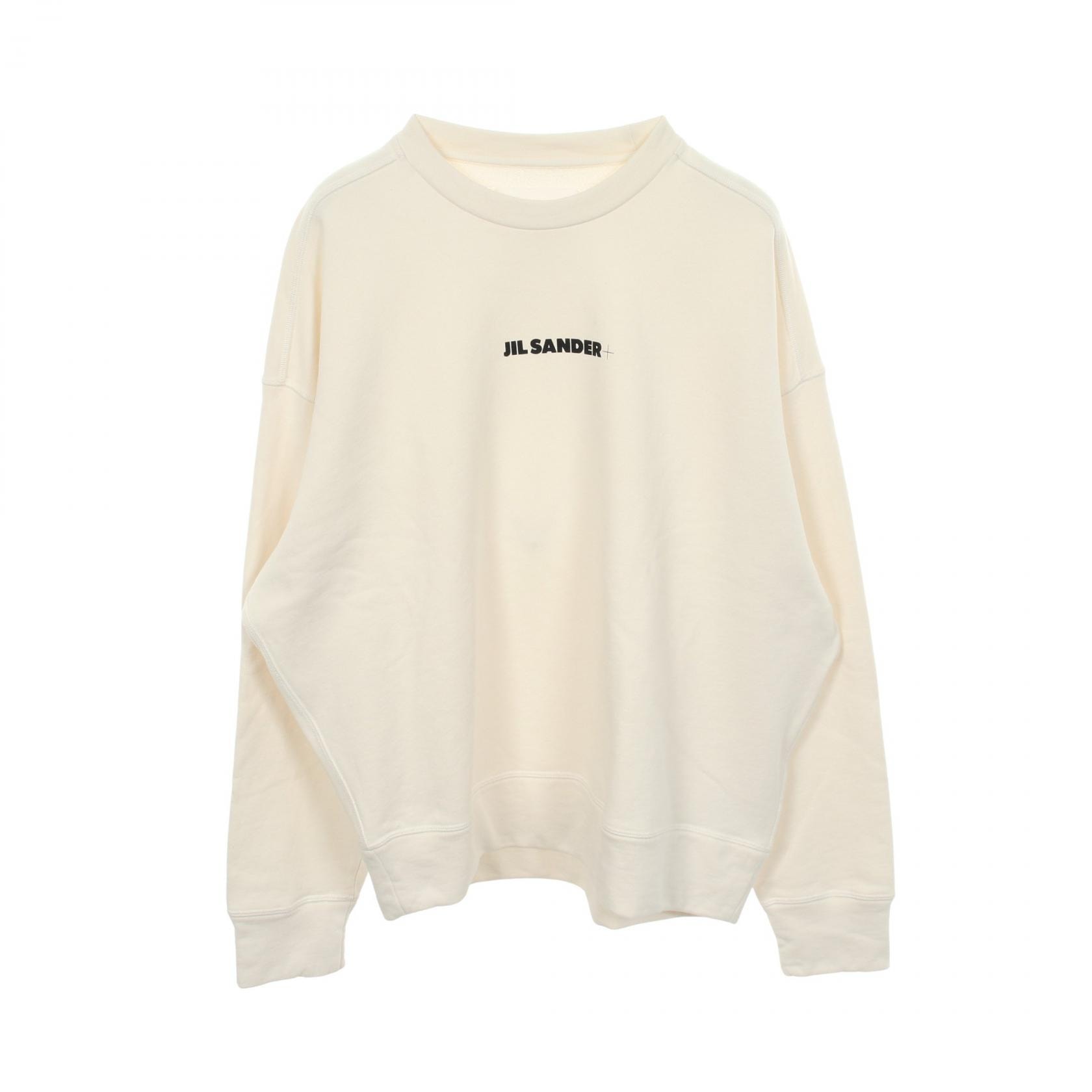 ジルサンダープラス JIL SANDER+ ロゴプリント スウェット 衣料品 トップス コットン レディース ホワイト系 【中古】