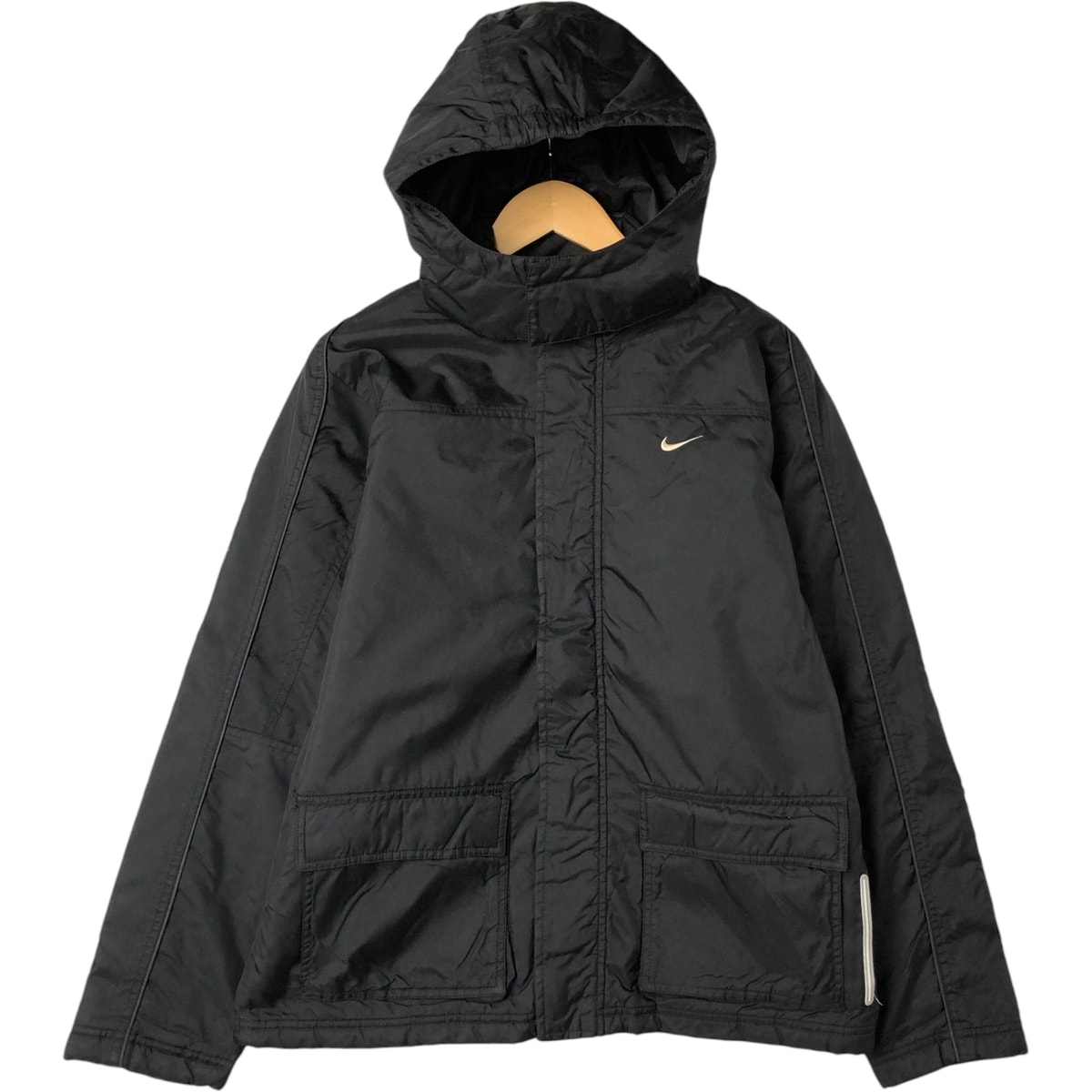 古着 00年代 ナイキ NIKE 中綿パーカー パファージャケット メンズXL相当/eaa549874