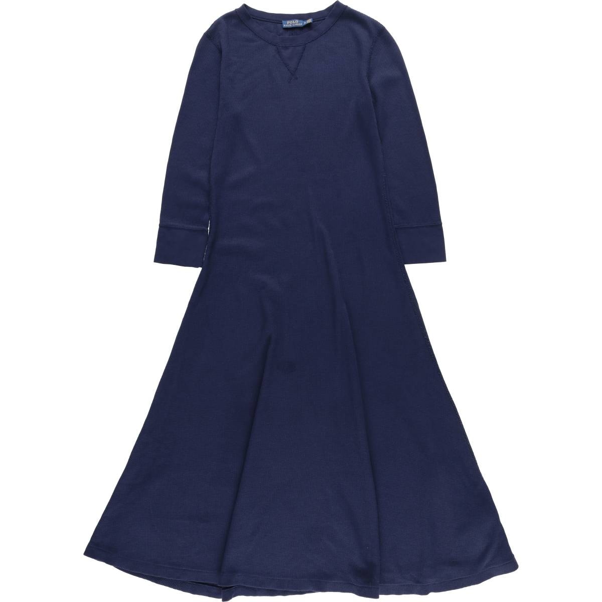 古着 ラルフローレン Ralph Lauren POLO RALPH LAUREN 長袖 ロングワンピース レディースM相当/eaa618700