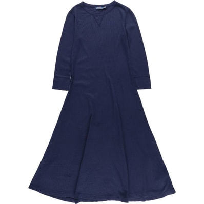 古着 ラルフローレン Ralph Lauren POLO RALPH LAUREN 長袖 ロングワンピース レディースM相当/eaa618700