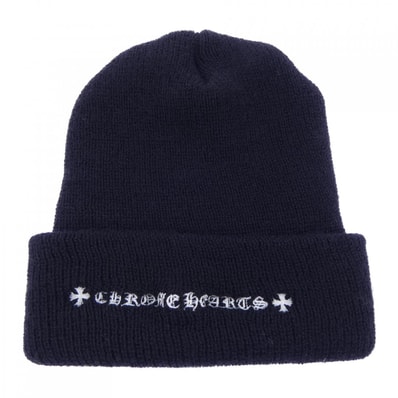 Chrome Hearts Wool Watch Cap CH Plus "Black/White"