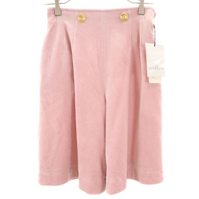 GIVENCHY ジバンシィ 90s 未使用 日本製 オールド ベロア ショートパンツ 9 ピンク LIFE タグ付き