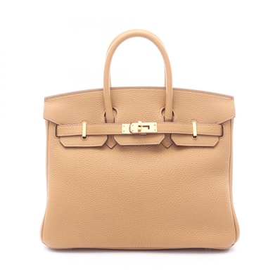 エルメス HERMES バーキン25 ハンドバッグ バッグ レザー トゴ トゴ チャイ B刻印(2023年製造) レディース ブラウン系 【中古】