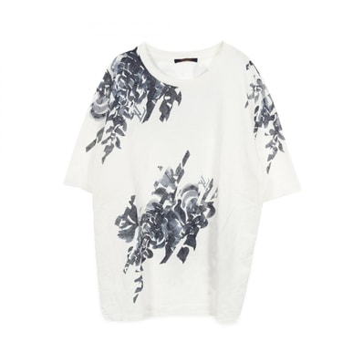 ルイ・ヴィトン LOUIS VUITTON モノグラム カットソー 衣料品 トップス コットン メンズ ホワイト系 / ネイビー系 【中古】