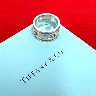 TIFFANY&Co. ティファニー アトラス ワイド リング シルバー925 リング・指輪 13号 シルバー
87200