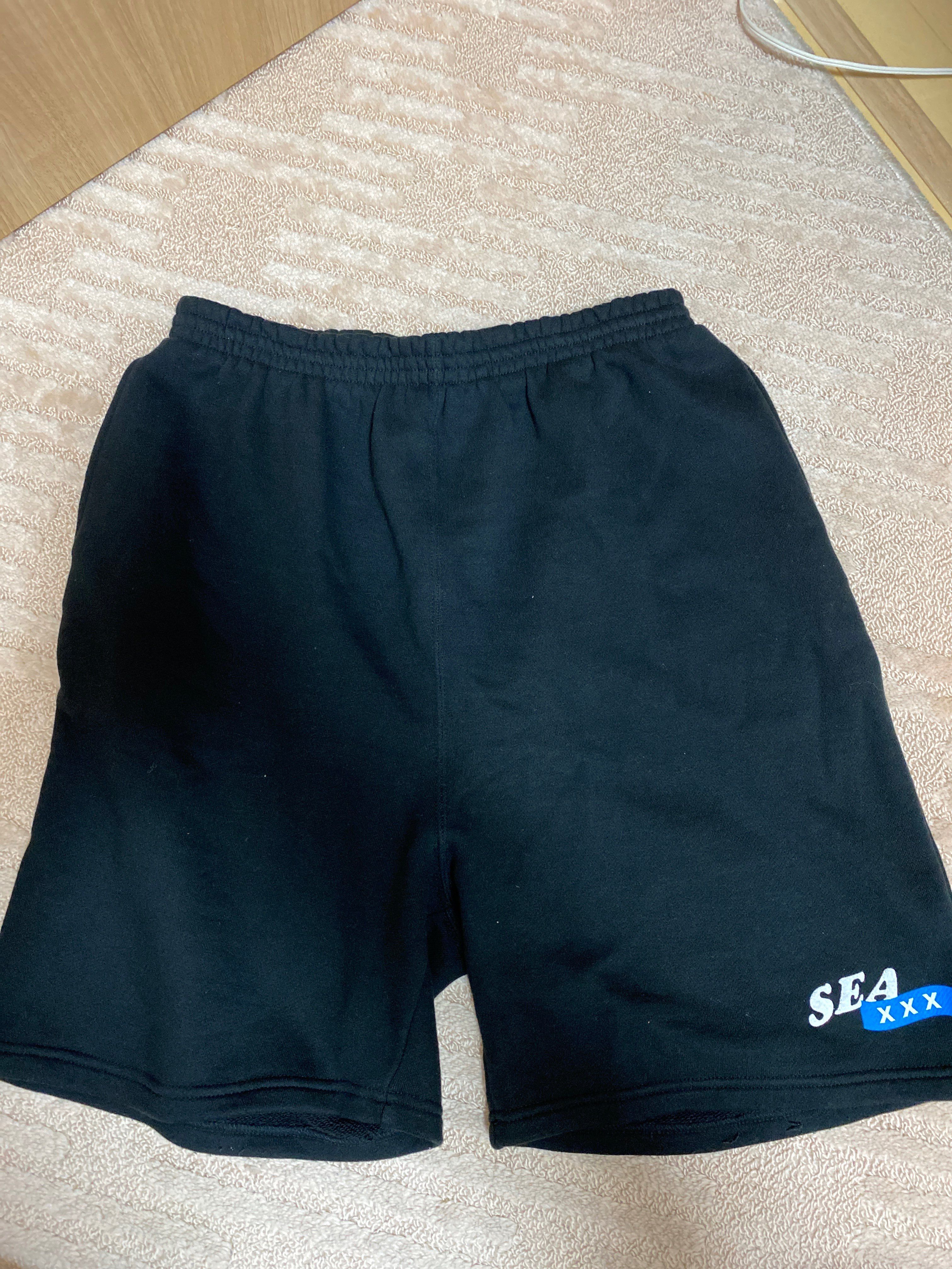 WIND AND SEA x XXX (CIRCLE-XXX) SWEAT SHORTS "Black"