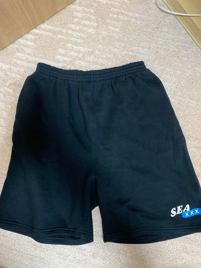 WIND AND SEA x XXX (CIRCLE-XXX) SWEAT SHORTS "Black"
