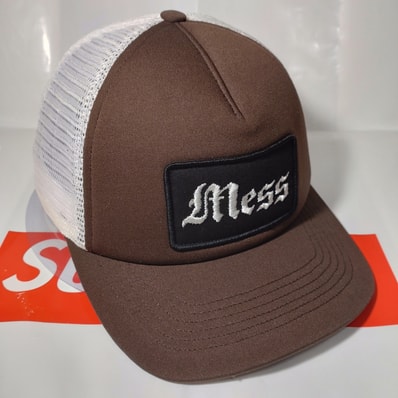 Supreme Mess Mesh Back 5-Panel "Brown"
