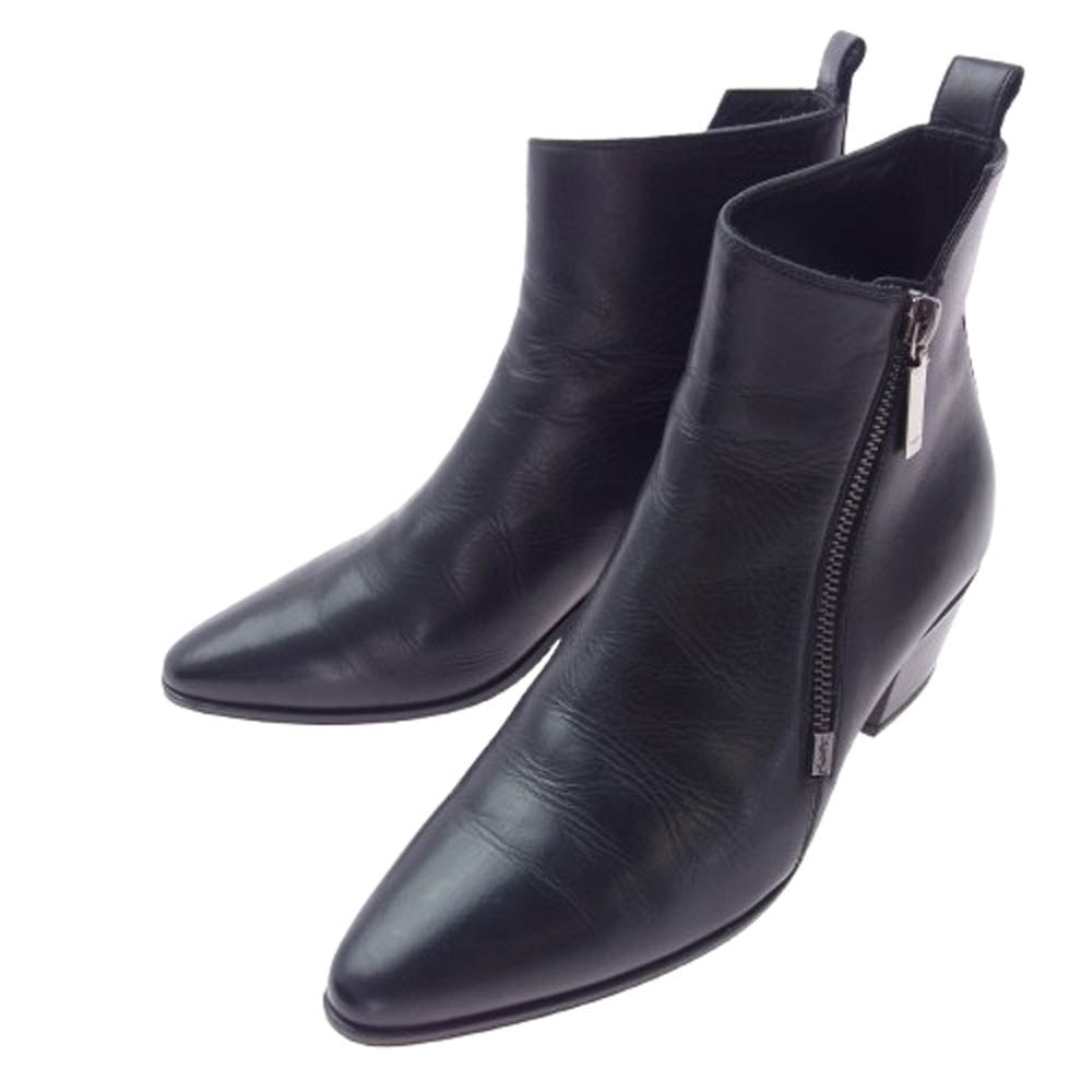 傷や汚れあり】SAINT LAURENT サンローラン ブーツ 484829 ROCK 40 ZIP