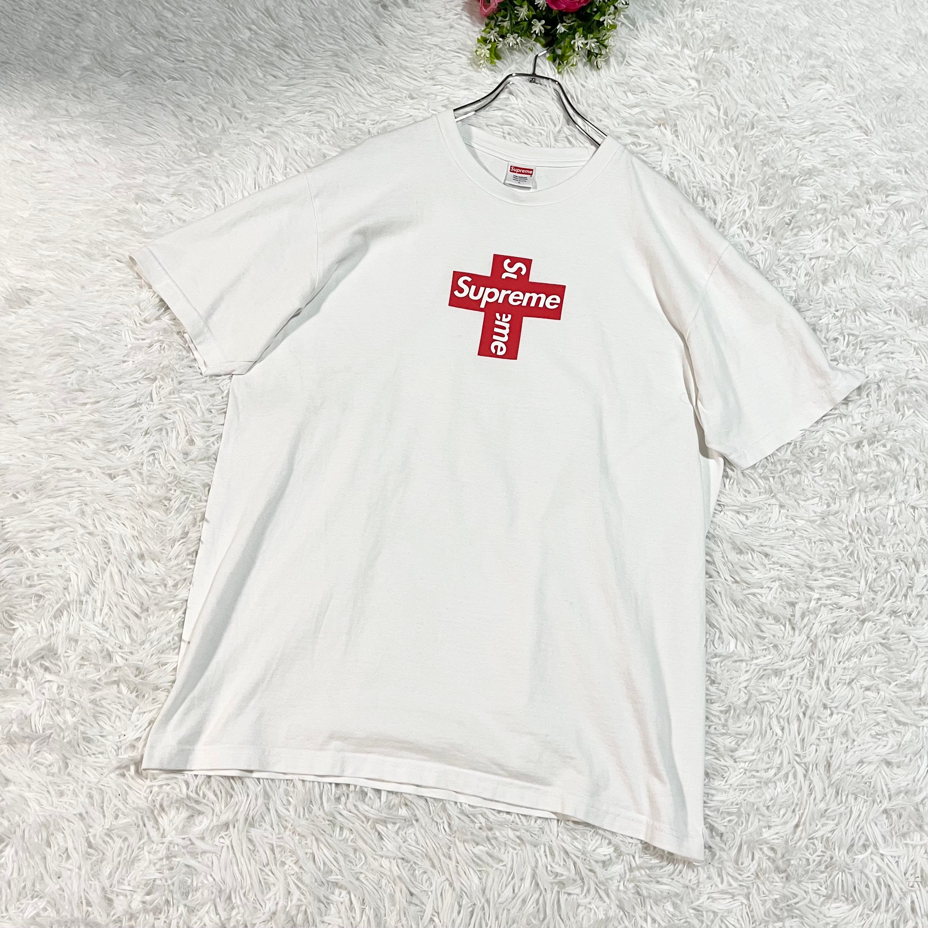 Supreme Cross Box Logo Tee "White"