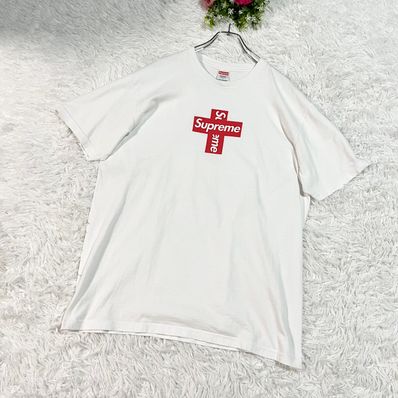 Supreme Cross Box Logo Tee "White"