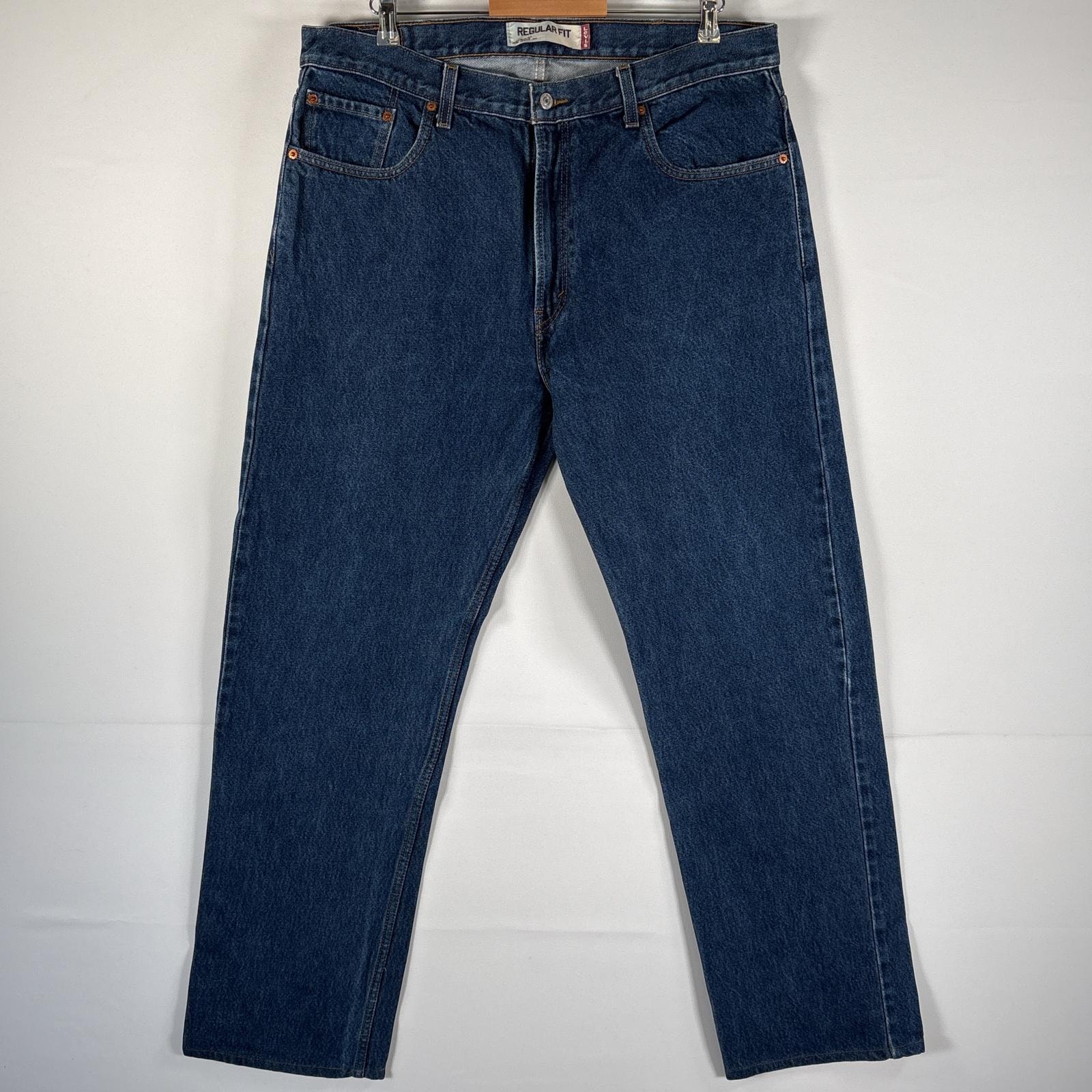 古着 リーバイス Levi's デニムパンツ 505 ブルーデニム ジーンズ ジーパン ストレート 大きいサイズ w38 L34 インディゴブルー メンズ
