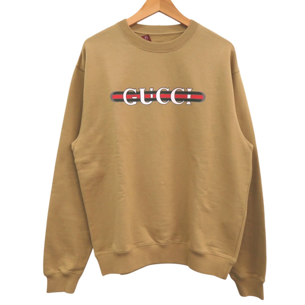 グッチ  フロントロゴスウェット 784413  コットン ポリウ