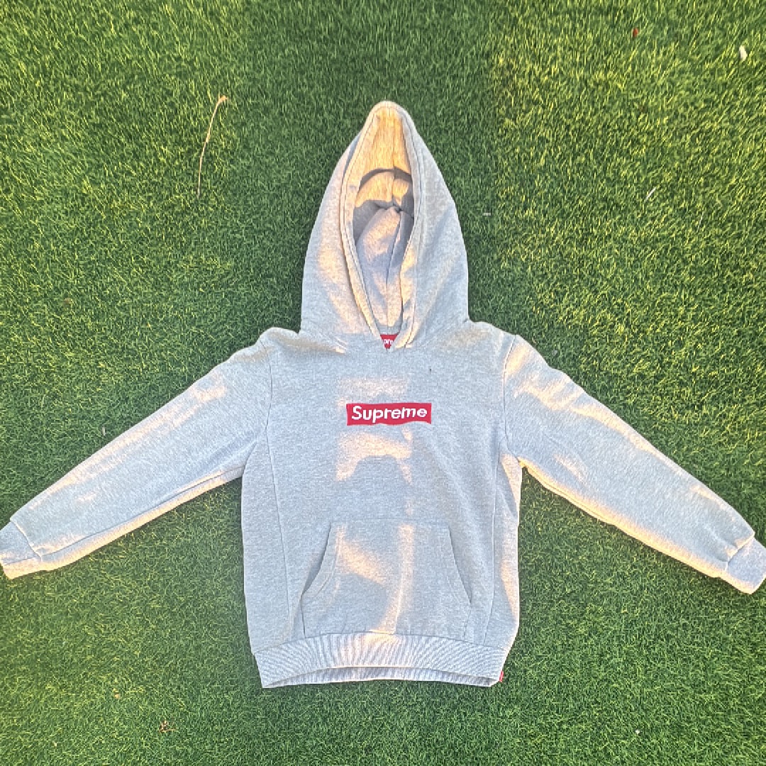 Supreme Cross Box Logo Hooded Sweatshirt 