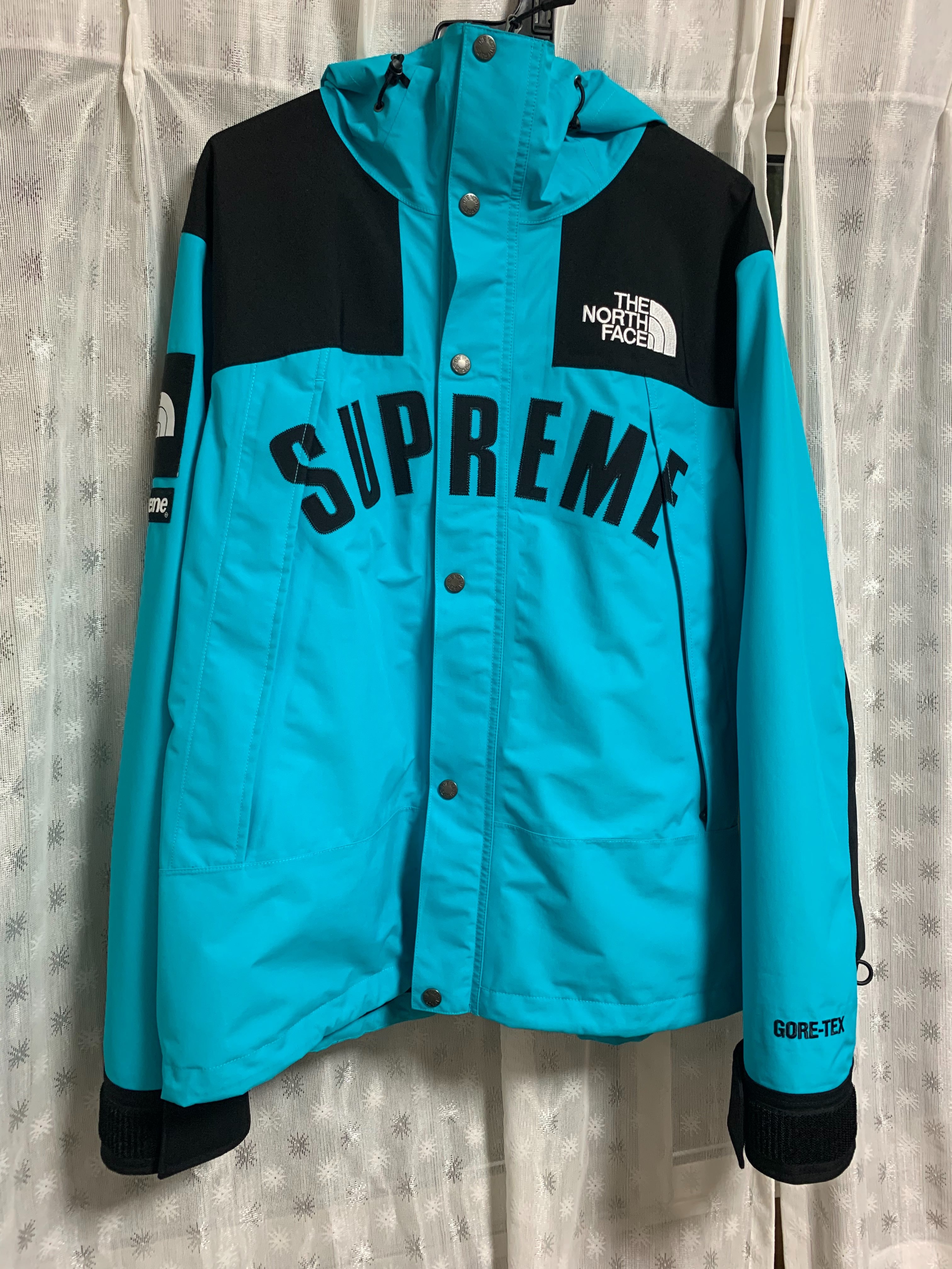 Supreme x The North Face Arc Logo Mountain Parka "Blue"