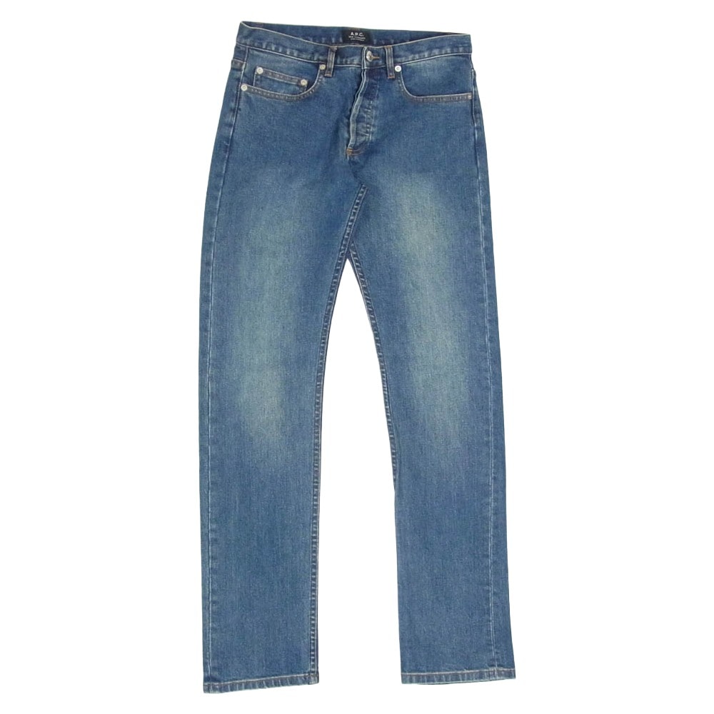 A.P.C. アーペーセー デニムパンツ 219 petit new standard ボタンフライ デニム パンツ インディゴブルー系 W29【中古】