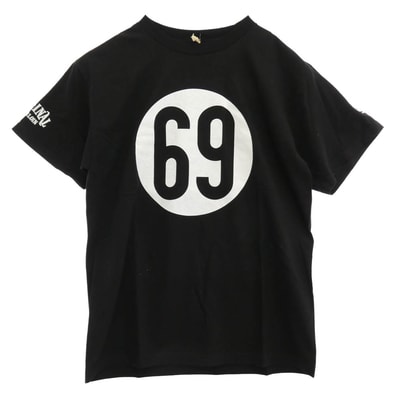 TENDERLOIN テンダーロイン Tシャツ T-TEE69 ボールプリント 半袖Tシャツ ブラック ブラック系 M【美品】【中古】