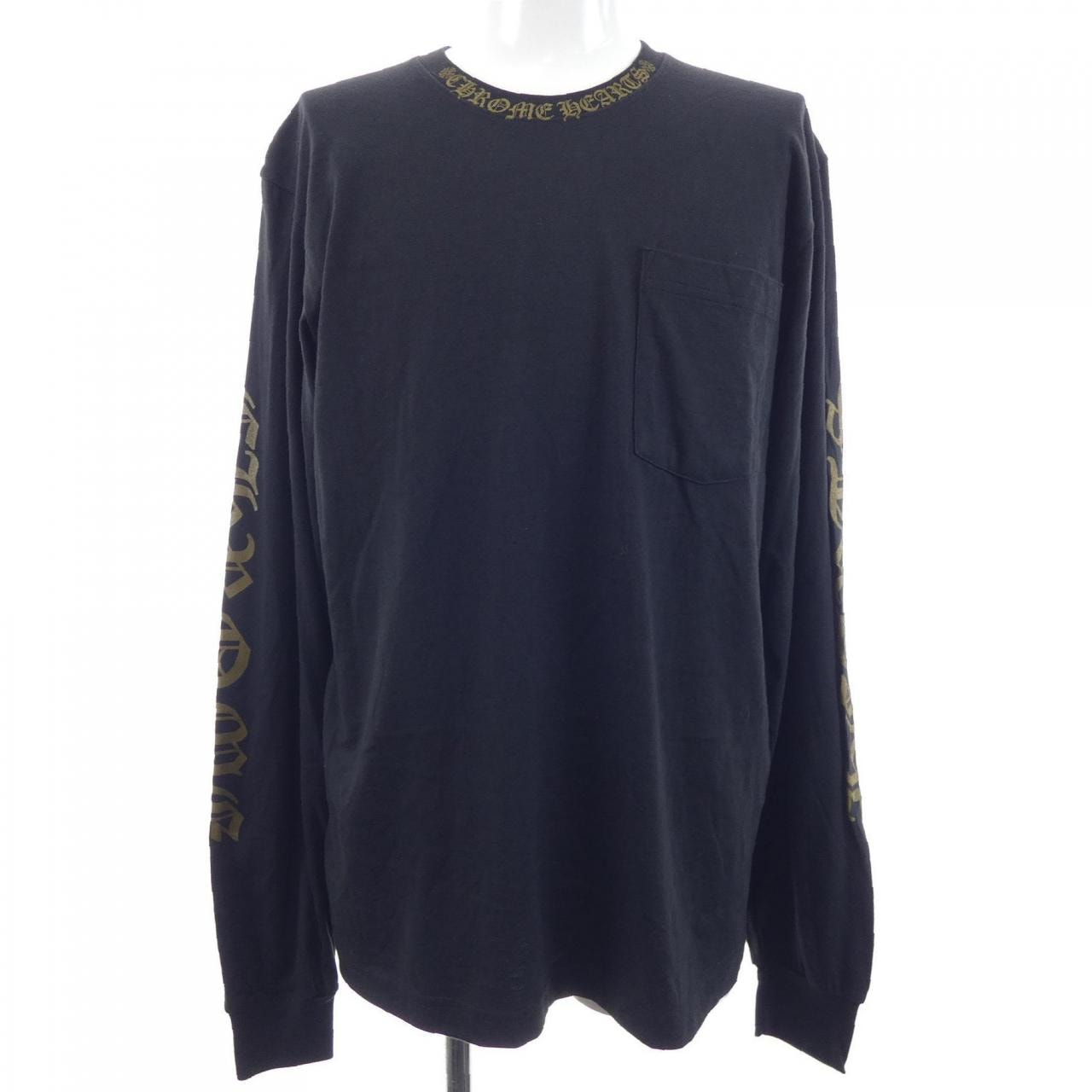 Chrome Hearts Army Green Neck Logo L/S T-Shirt "Black/Army Green"