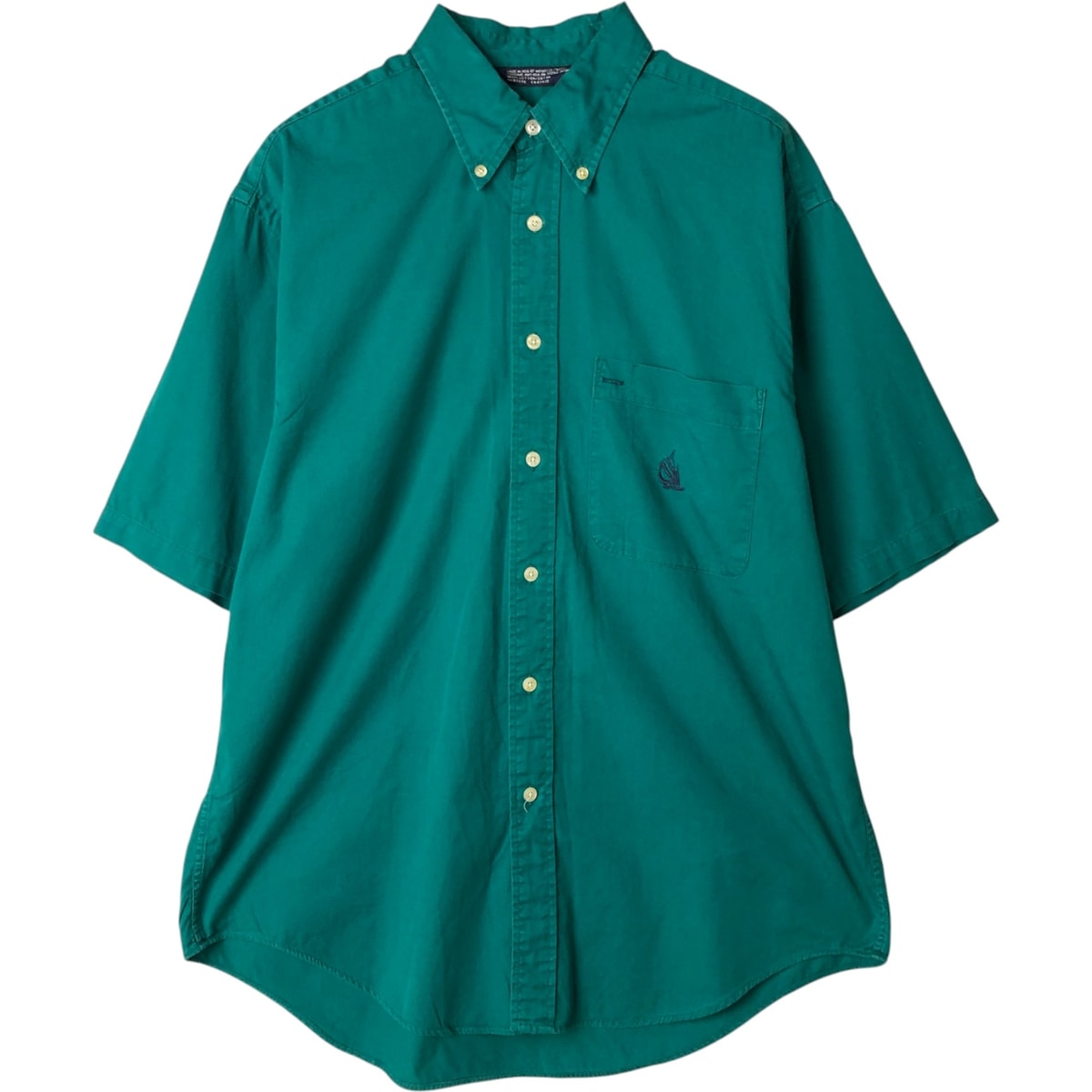 古着 90年代 ノーティカ NAUTICA 半袖 ボタンダウンシャツ USA製 メンズM相当 ヴィンテージ/eaa581375