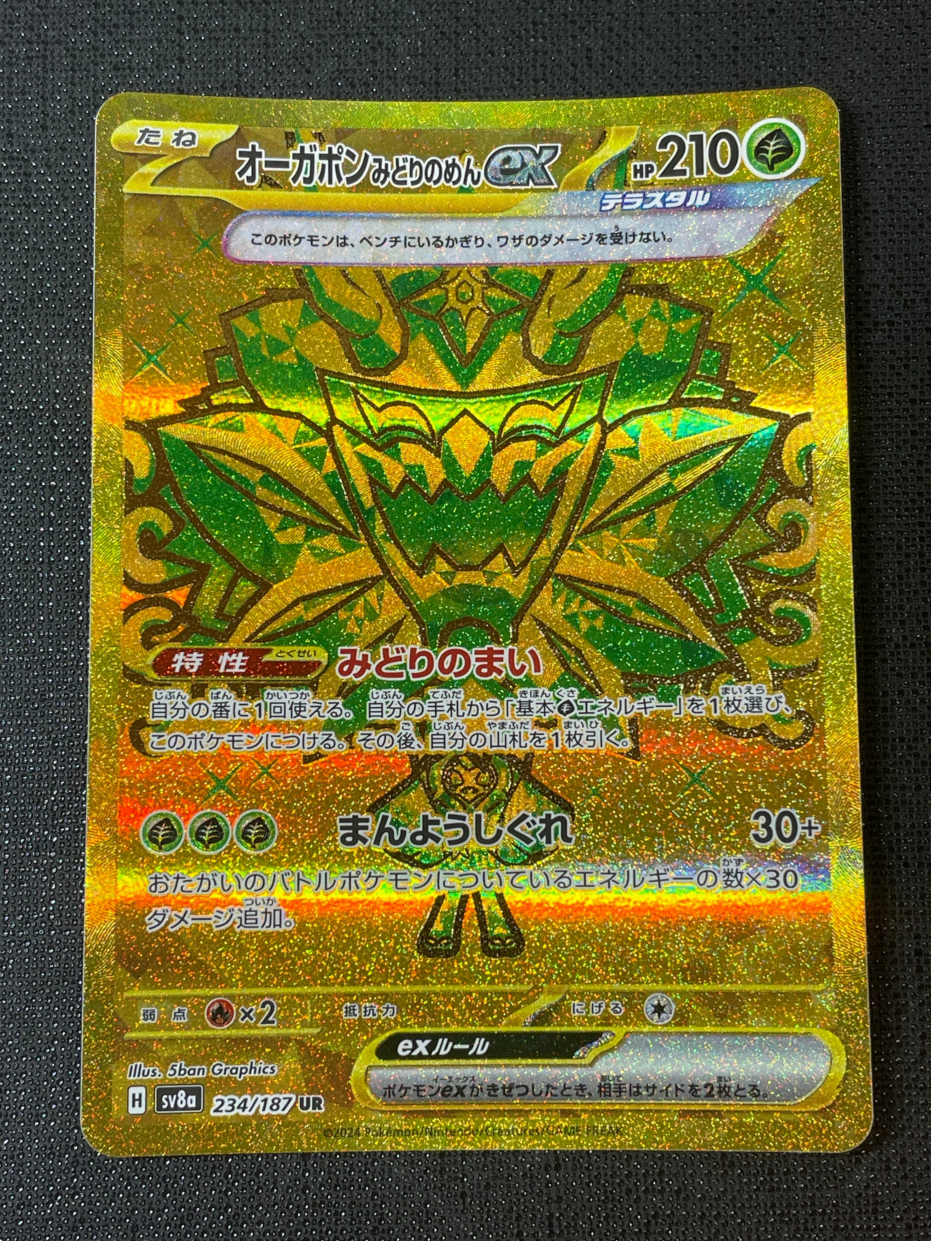 オーガポン みどりのめんex UR [SV8a 234/187](ハイクラスパック