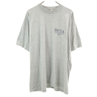 FRUIT OF THE LOOM フルーツオブザルーム 90s メキシコ製 半袖 Tシャツ XL グレー シングルステッチ