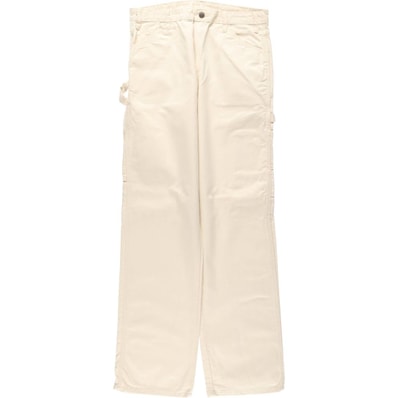 古着 ディッキーズ Dickies 生成り ペインターパンツ メンズw34相当/eaa623200