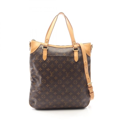 ルイ・ヴィトン LOUIS VUITTON オデオンGM 2WAY ハンドバッグ バッグ PVCコーティングキャンバス レザー モノグラム レディース ブラウン系 M56388 【中古】