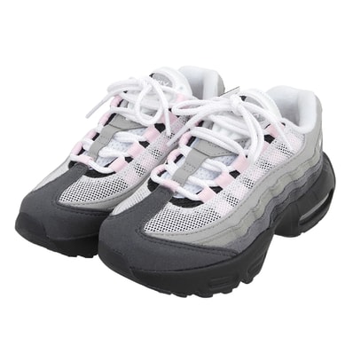 ナイキ 新品同様 Nike PS Air Max 95 Medium Grey/Pink Foam シューズ キッズ グレー×ピンク 18.0cm 905461-075 12C(US)