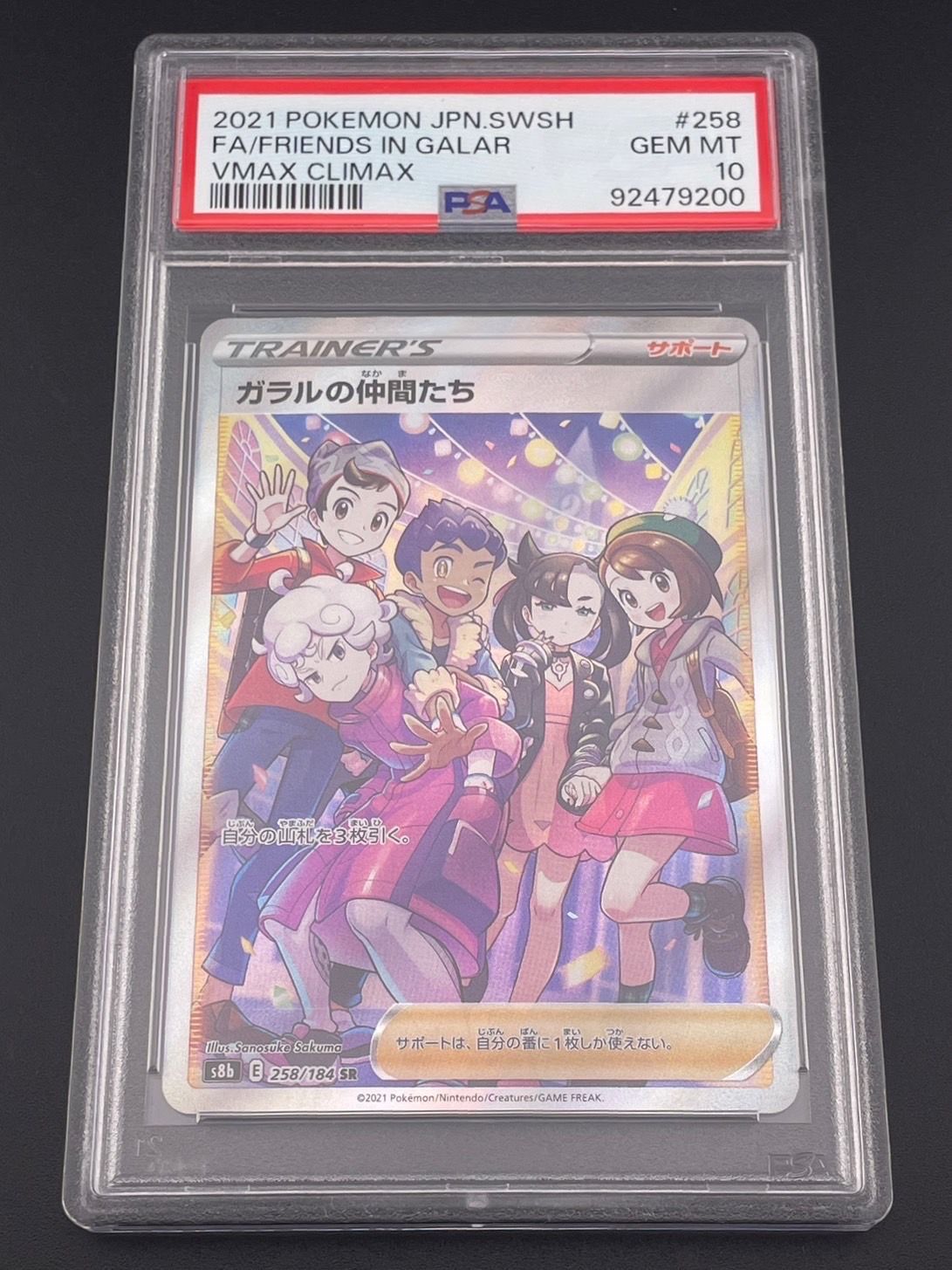 ガラルの仲間たち SR[S8b 258/184](ハイクラスパック「VMAXクライマックス」)