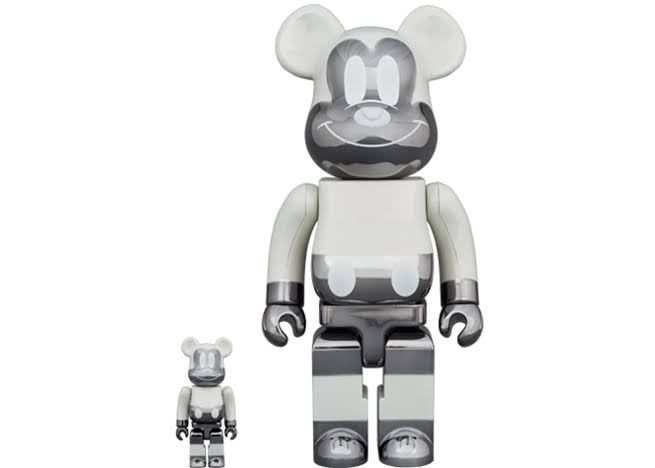 BE@RBRICK FRAGMENT MICKEY MOUSE 100%400%
