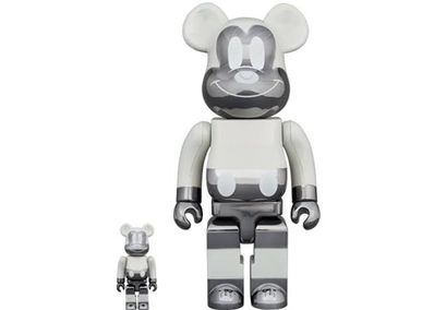 BE@RBRICK FRAGMENT MICKEY MOUSE 100%400%