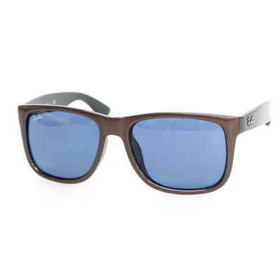 【中古】レイバン Ray-Ban JUSTIN セルフレーム サングラス メタリックブラウンxブラック【サイズ54□17 140】【メンズ】