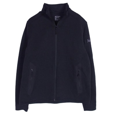 ARC'TERYX アークテリクス ジャケット X000005715 COVERT CARDIGAN コバート カーディガン ロゴ 刺繍 ニット ジャケット ダークグレー系 L【中古】