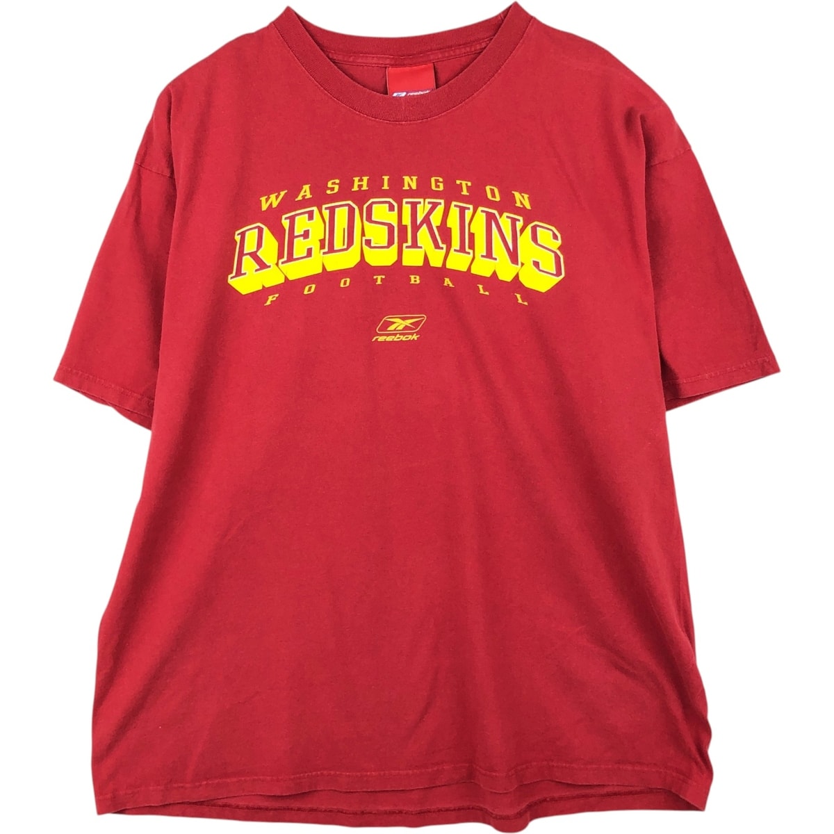 古着 リーボック Reebok NFL WASHINGTON REDSKINS ワシントンレッドスキンズ スポーツプリントTシャツ メンズXL相当/eaa621457