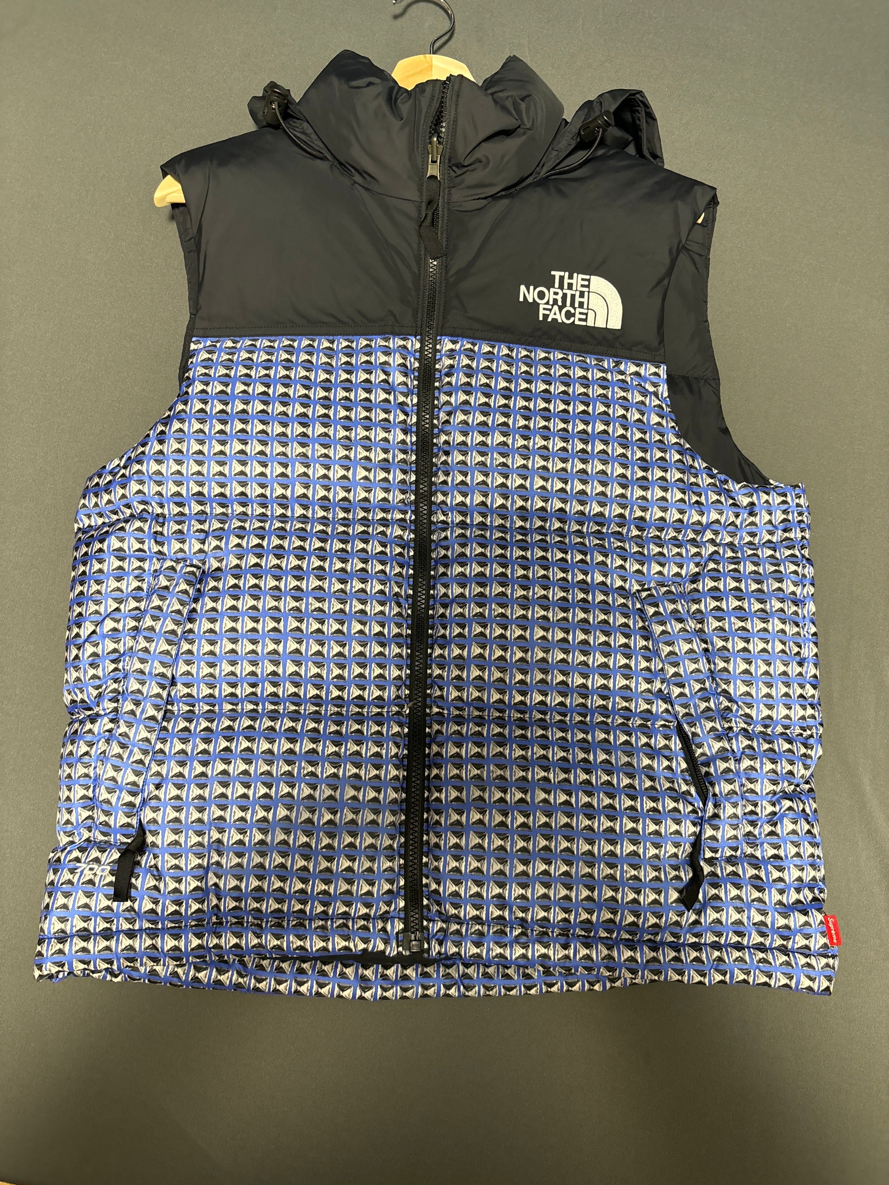 Supreme x The North Face Studded Nuptse Vest "Royal"