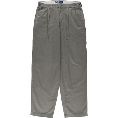 古着 ラルフローレン Ralph Lauren POLO by Ralph Lauren ANDREW PANT ツータック チノパンツ メンズw32相当/eaa458182