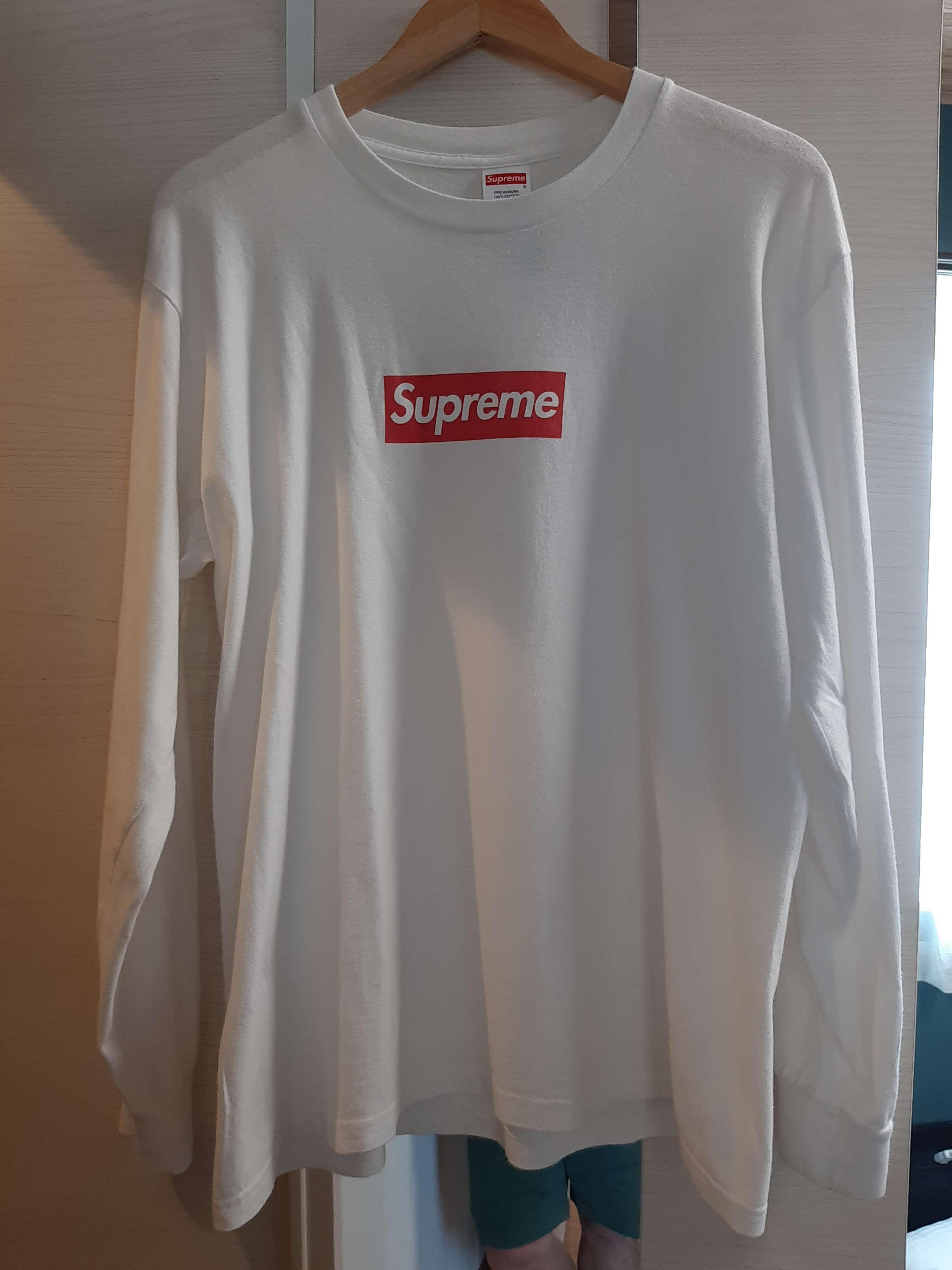 Supreme Box Logo L/S Tee "White"