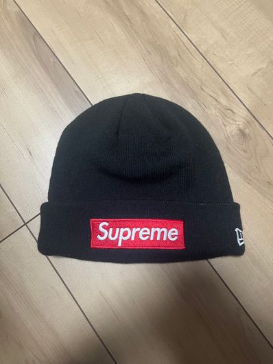 Supreme New Era Box Logo Beanie "Black"