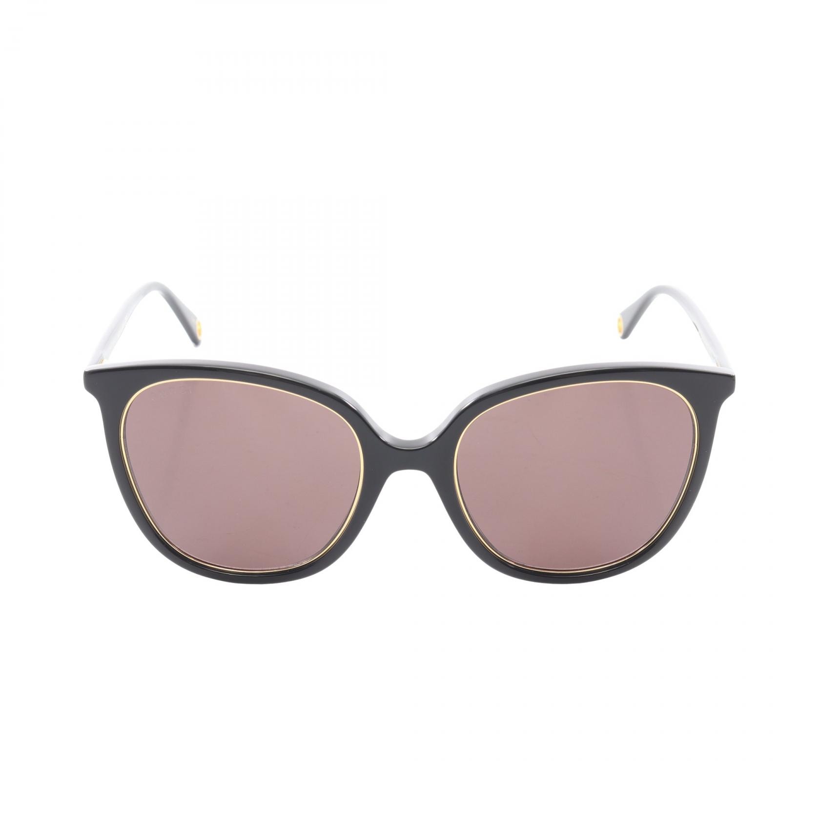 グッチ GUCCI サングラス 衣料品 プラスチック レディース ブラック系 GG1076S002 【新品】