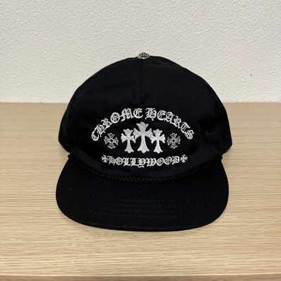 Chrome Hearts Gas Station King Taco 3 Cemetery Cross Trucker Cap "Black"