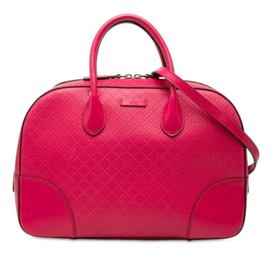 グッチ ブライトディアマンテ ハンドバッグ ショルダーバッグ 2way 354332 ピンク レザー レディース GUCCI 中古