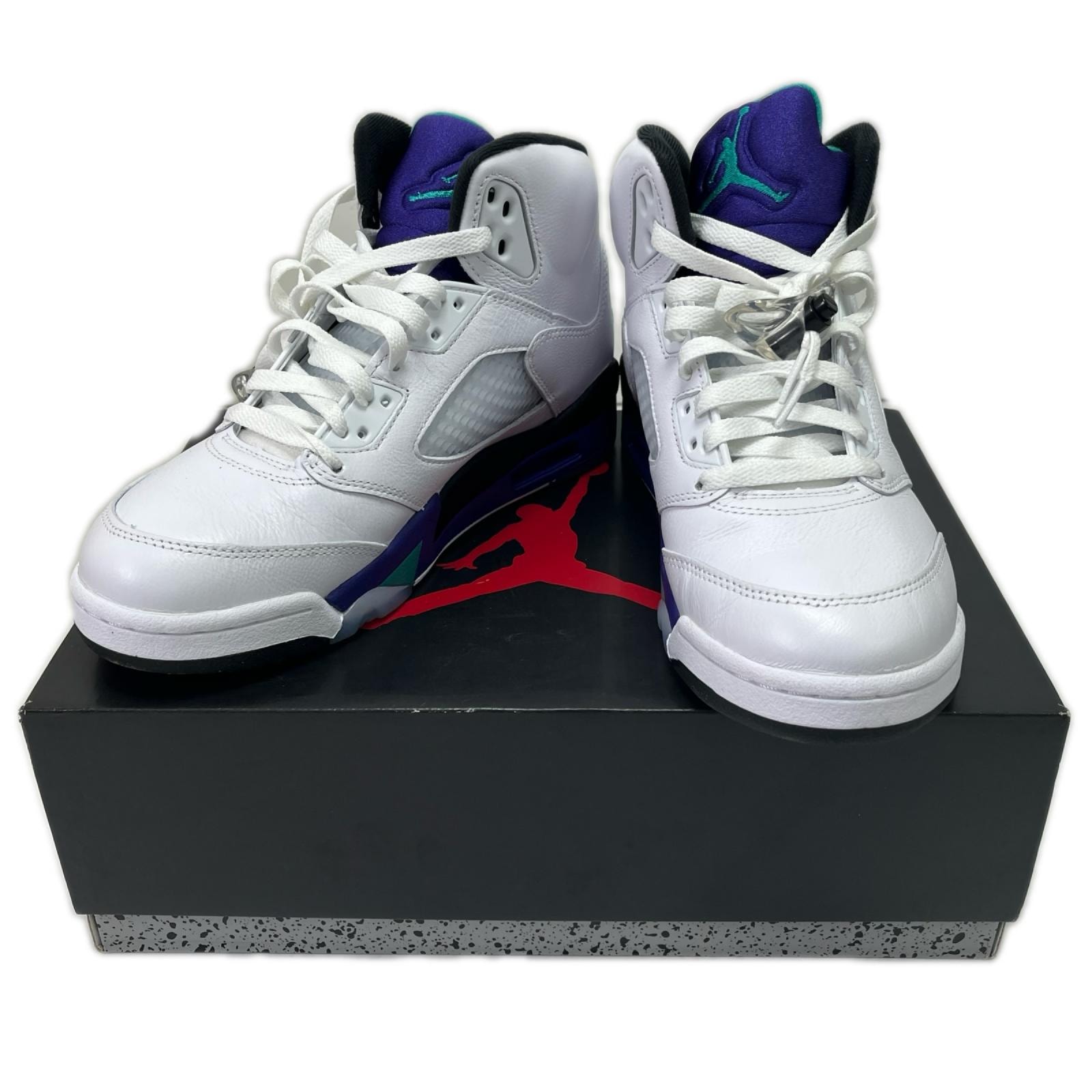 NIKE ナイキ AIR JORDAN 25.5cm HQ7978-100 ホワイト×パープル
