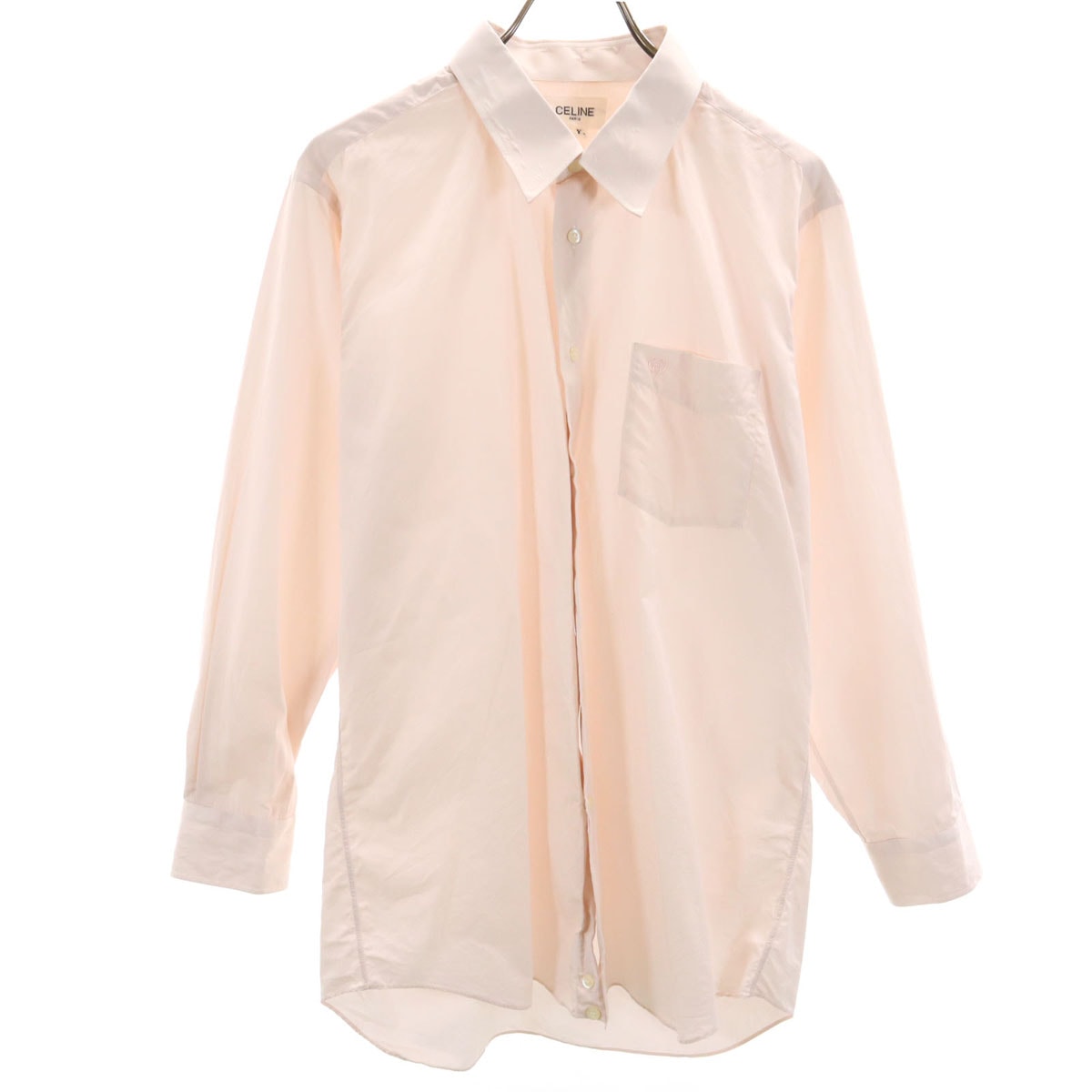 CELINE セリーヌ 長袖 カッターシャツ ピンク