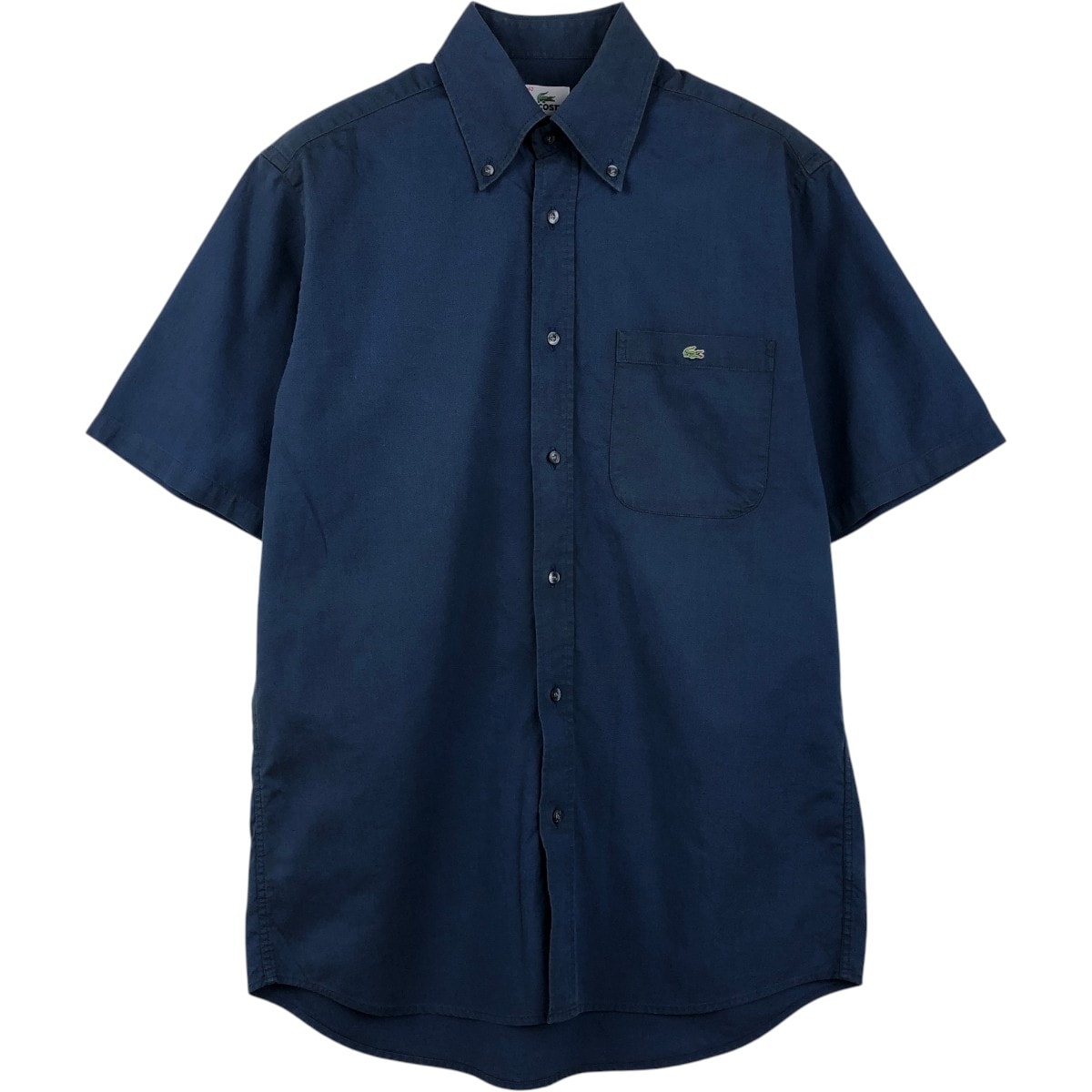 古着 ラコステ LACOSTE 半袖 ボタンダウンシャツ 40 メンズM相当/eaa665253