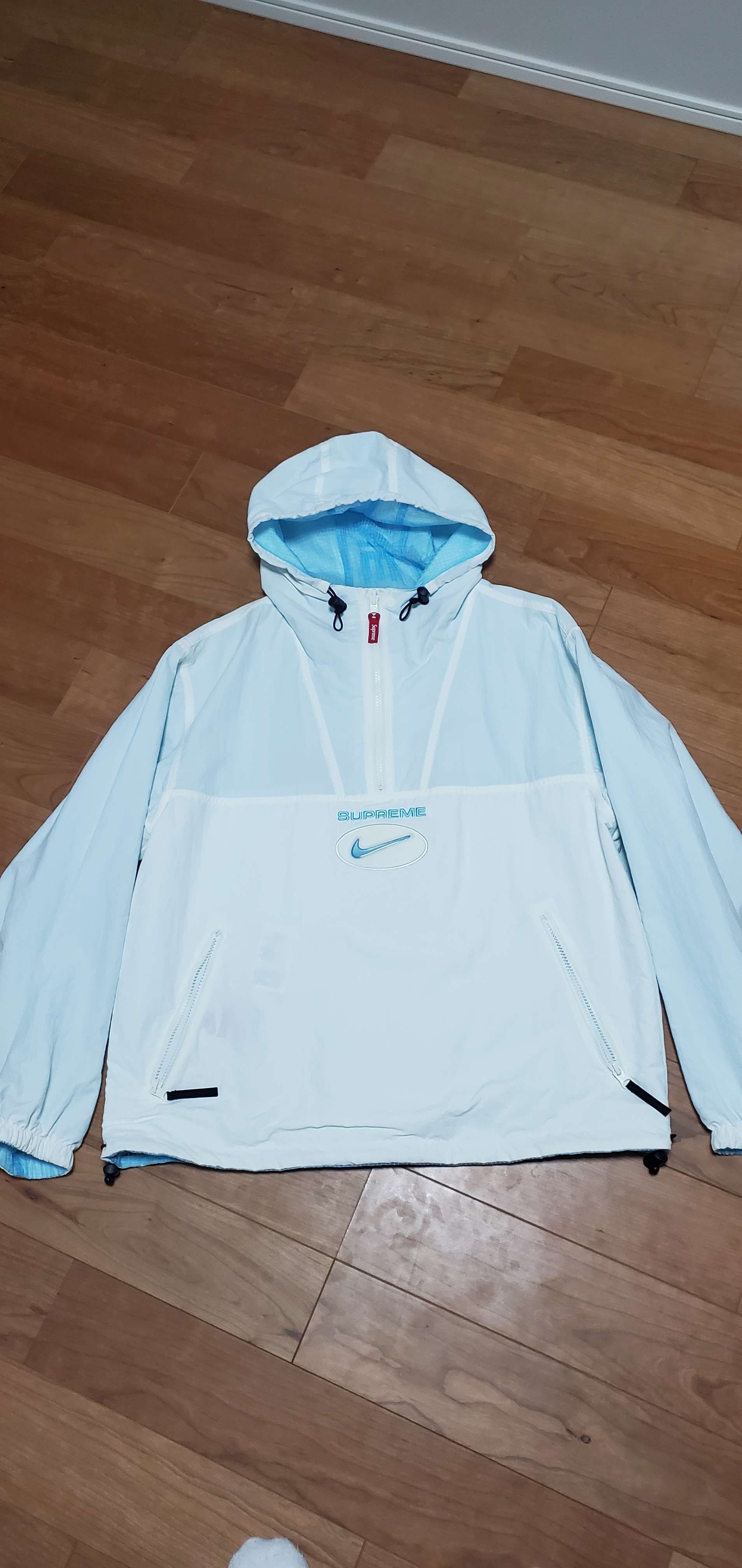 Supreme / Nike Jewel Reversible Ripstop Anorak "White"