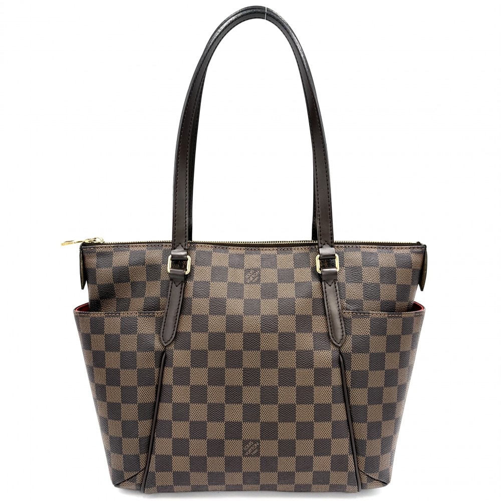 LOUIS VUITTON ルイヴィトン トートバッグ トータリーPM ハンドバッグ 肩掛け TOTALLY N41282 ダミエキャンバス    ブラウン 茶 ゴールド金具 レディース【中古品】