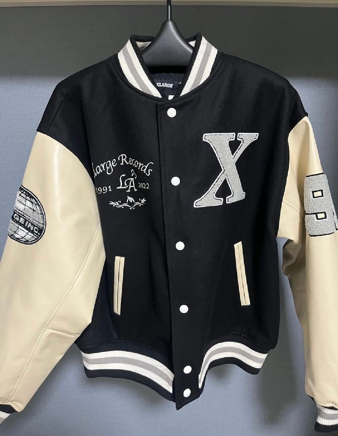 スタジャン バッグロゴ 美品 Mサイズ