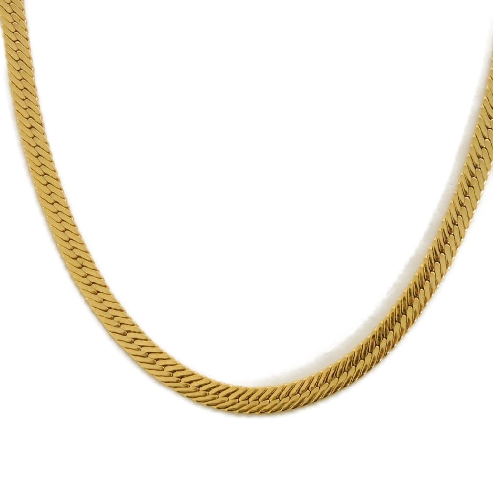 Givenchy ジバンシー スネーク チェーン ロング GP 80cm Gロゴ Gマーク メッキ ゴールド ネックレス