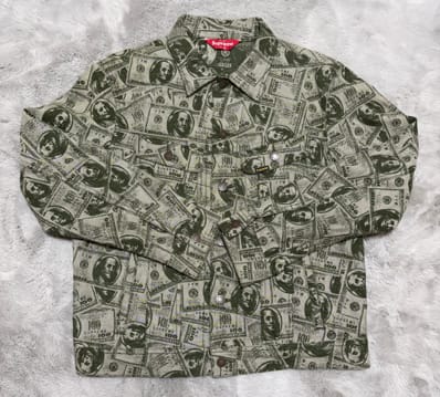 supreme 100ドルトラッカージャケット