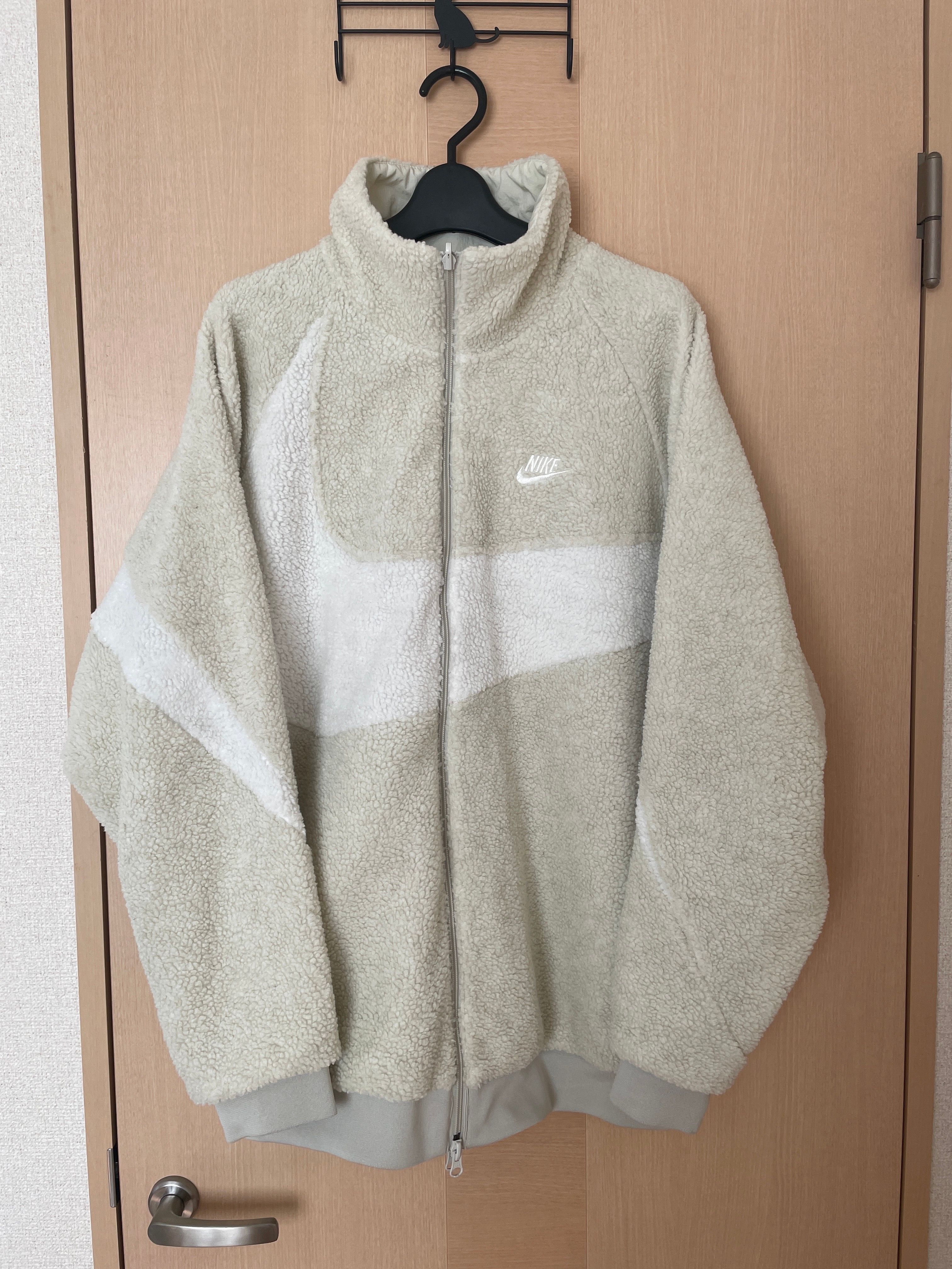 Nike Big Swoosh Boa Jacket "Light Bone/Sail"
